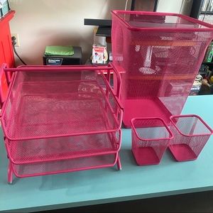 IKEA Pink Desk Set